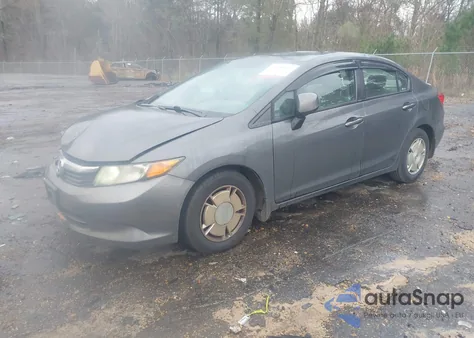 2012 Honda Civic Hf from USA, damaged, VIN 2HGFB2F67CH518507